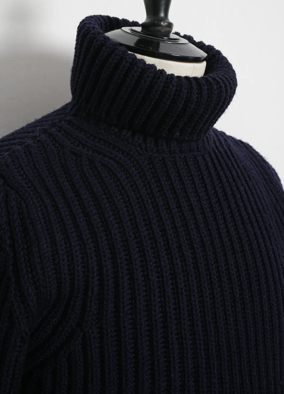 TURTLENECK | Heavy Knit | Blue