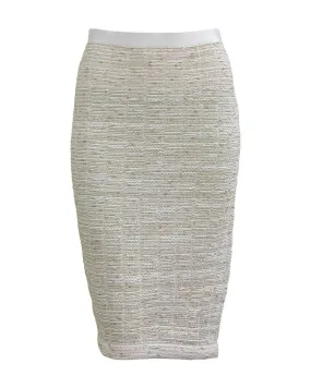 Tweed Pencil Skirt-Blusher