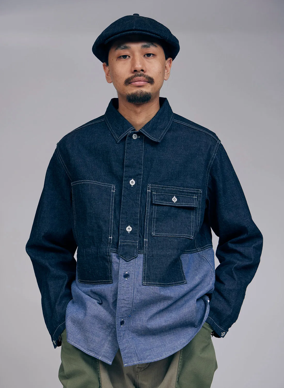 Utility Shirt Type 2 10oz Denim in Indigo