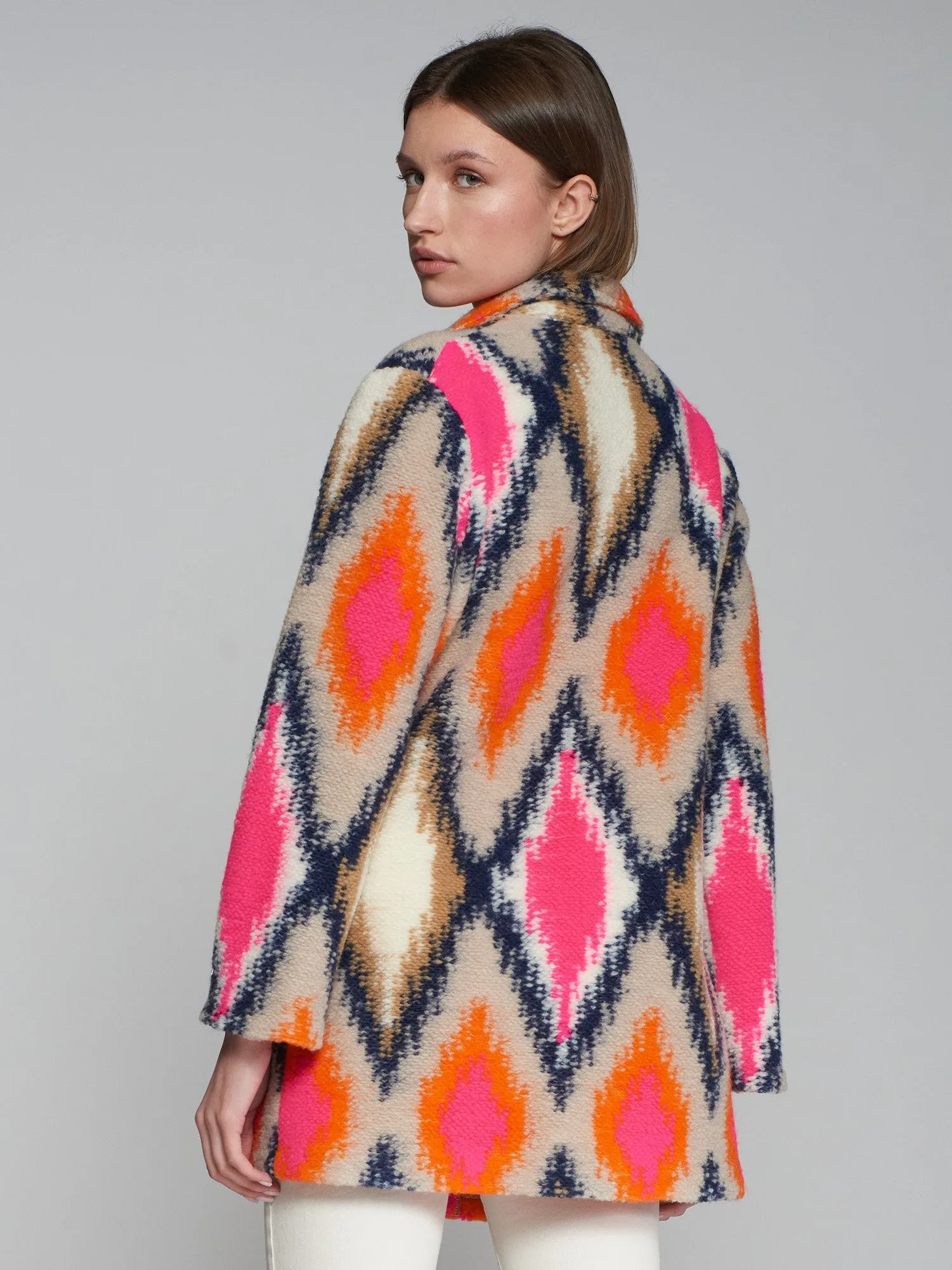 Vilagallo Dora Ikat Jacket Ikat Lana Punto