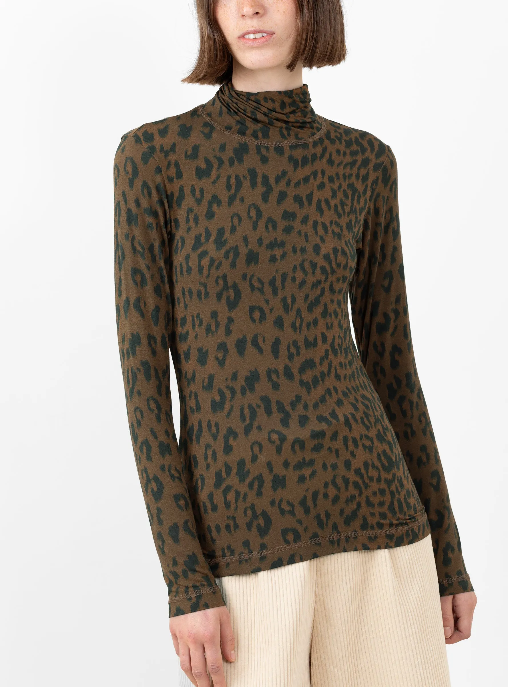 Vinny LS Tee Leopard