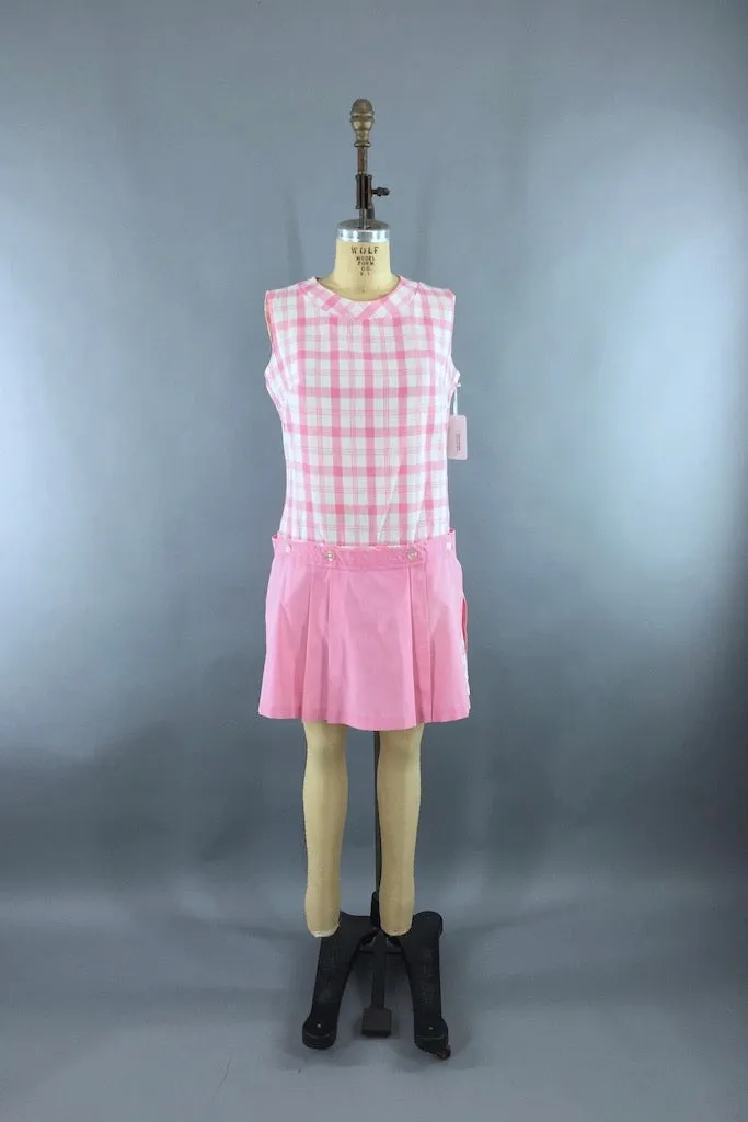 Vintage 1960s Romper Tennis Dress