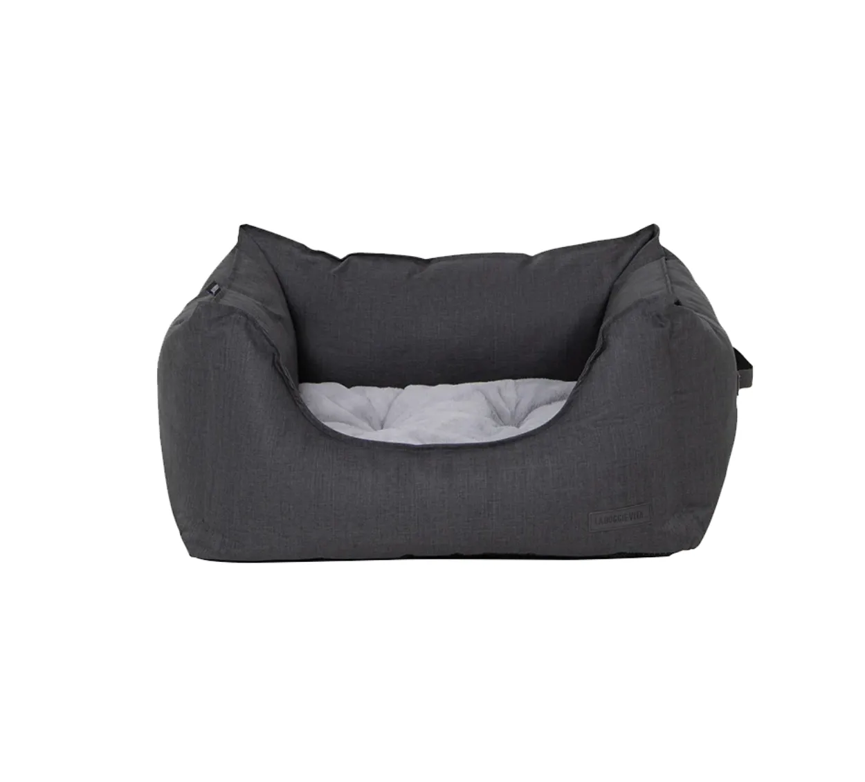 Water Resistant Oxford High Side Charcoal Bed Spare Cushion