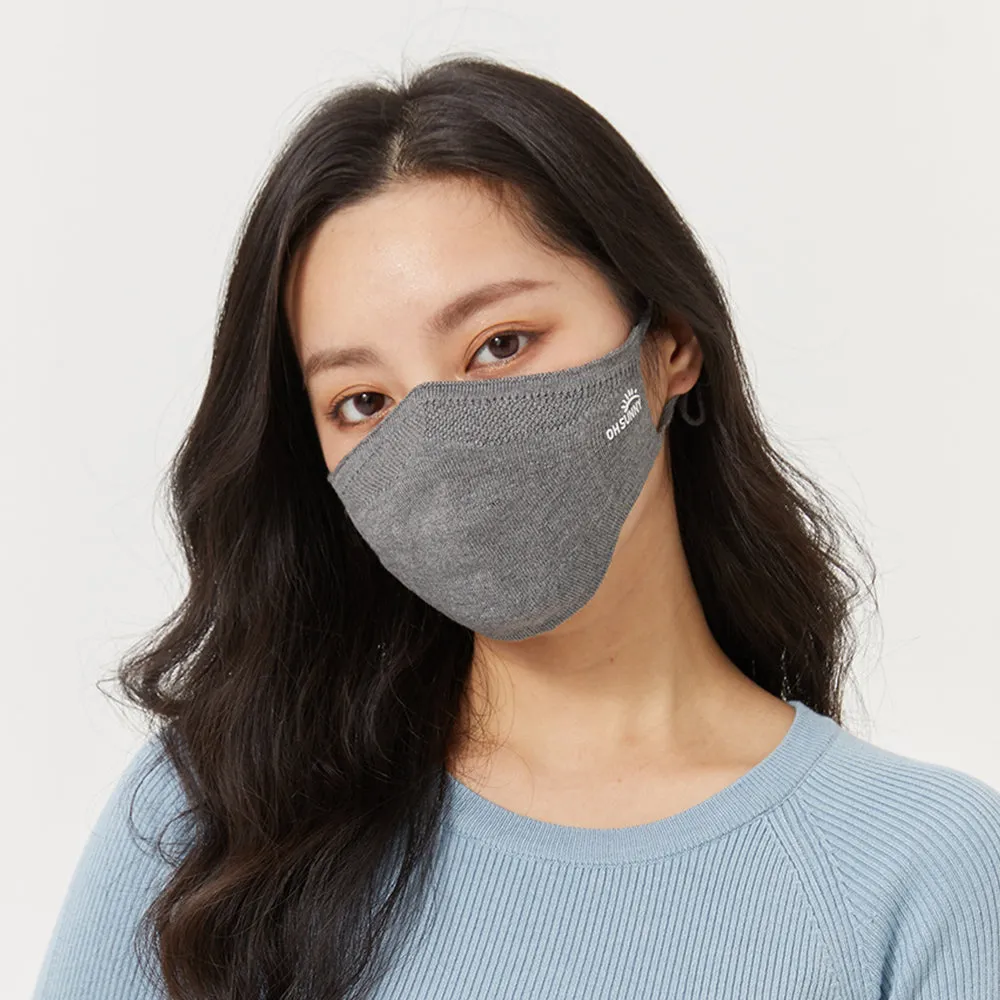 Winter Face Cover Breathable Knitted Soft Reusable Facemask