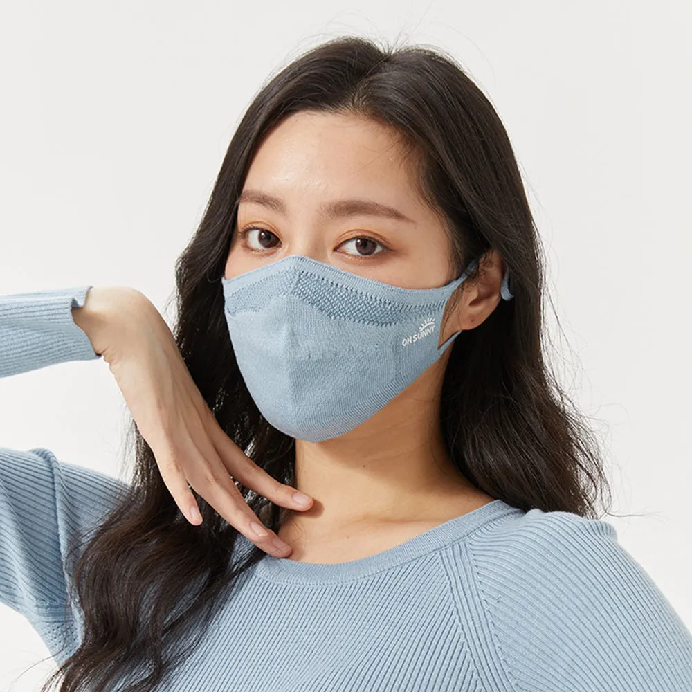 Winter Face Cover Breathable Knitted Soft Reusable Facemask