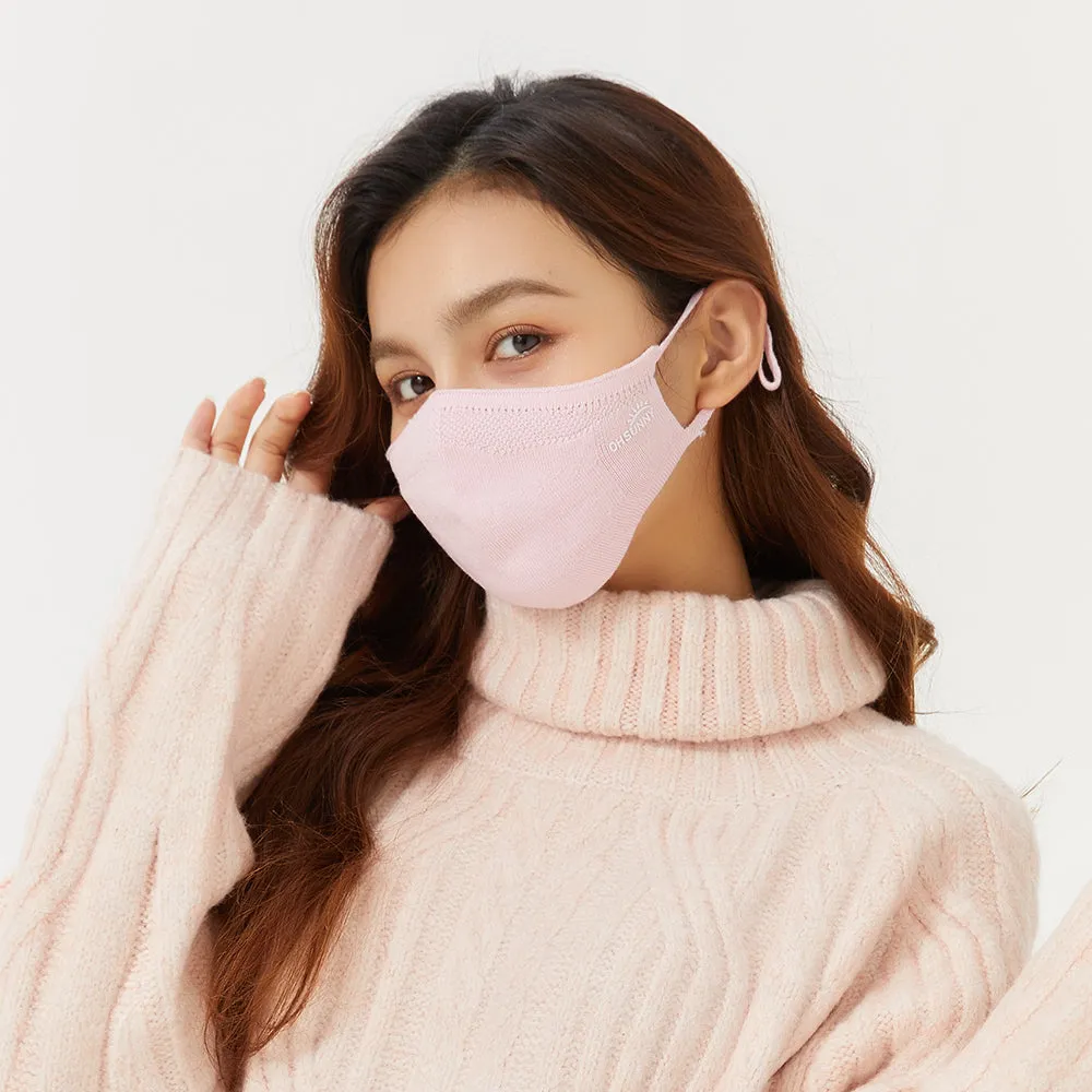 Winter Face Cover Breathable Knitted Soft Reusable Facemask