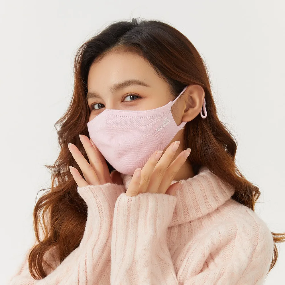 Winter Face Cover Breathable Knitted Soft Reusable Facemask