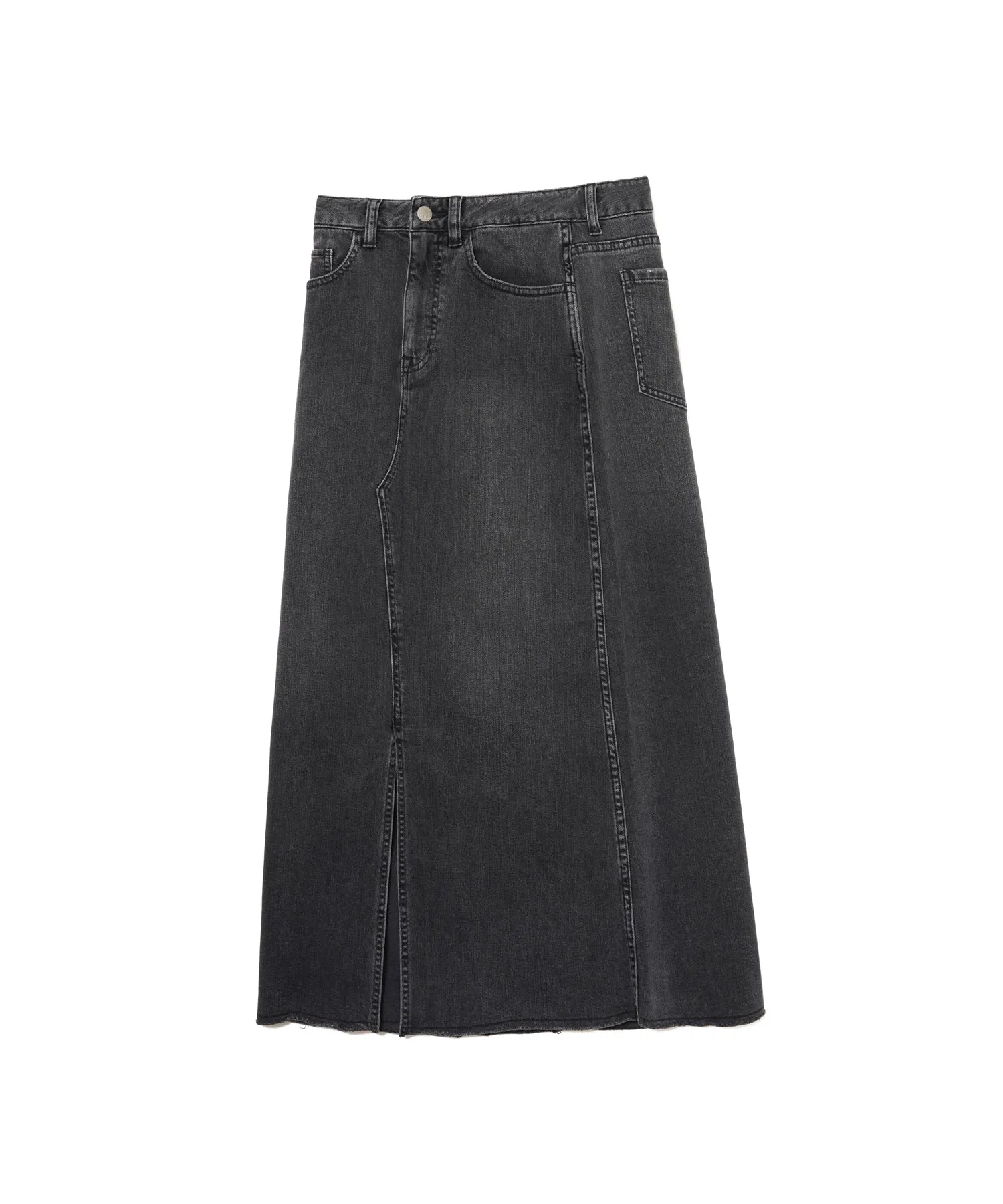 【WOMEN】Healthy denim Pear Maxi SKIRT マキシスカート