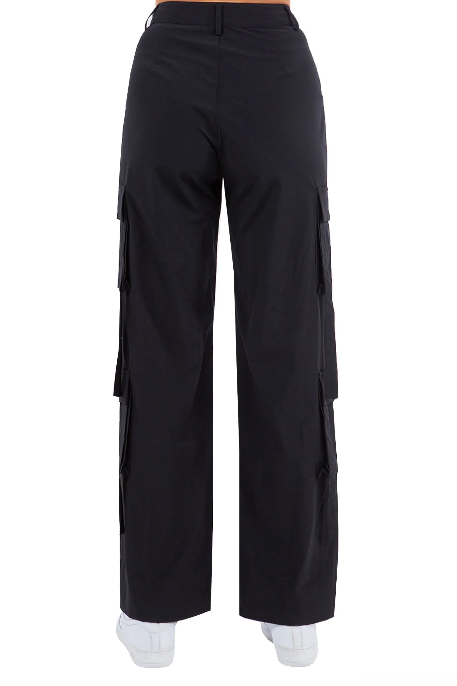 Women's Essential Multi Pocket Nylon Straight Pants