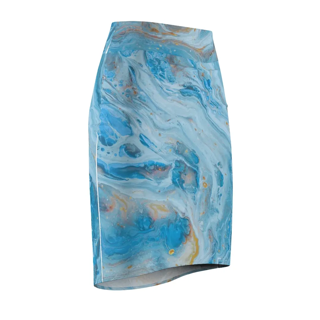 Women's Pencil Skirt (US origin) with great looking colorful design