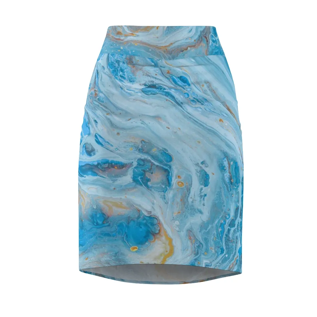 Women's Pencil Skirt (US origin) with great looking colorful design