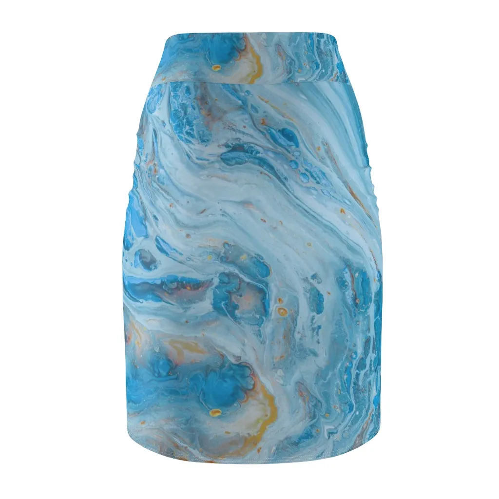 Women's Pencil Skirt (US origin) with great looking colorful design