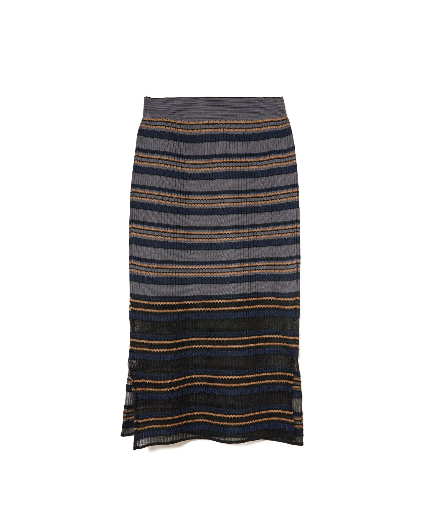 【WOMEN】TRICOTÉ BORDER SKIRT