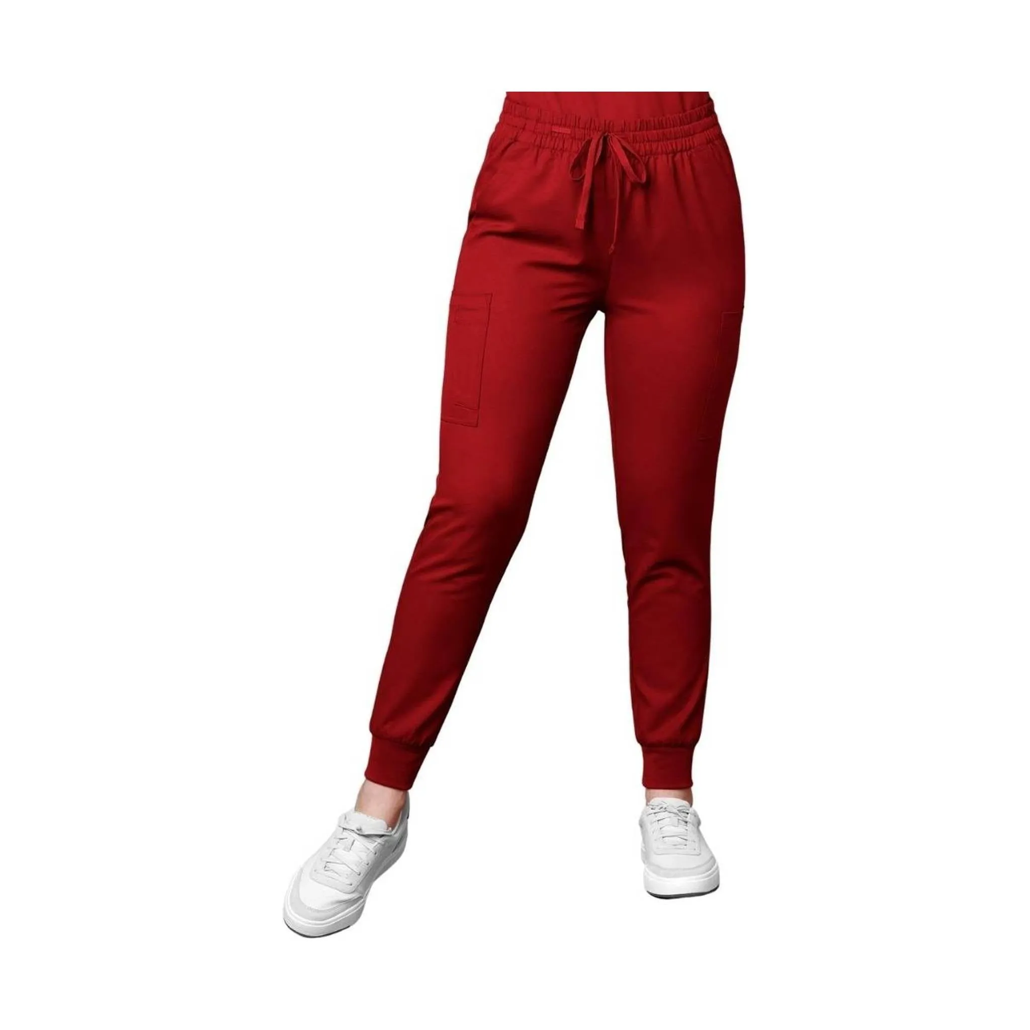 WonderWink Women's Thrive Cargo Jogger Scrubs Pants - Burgundy - ONLINE STORE CREDIT/EXCHANGE ONLY