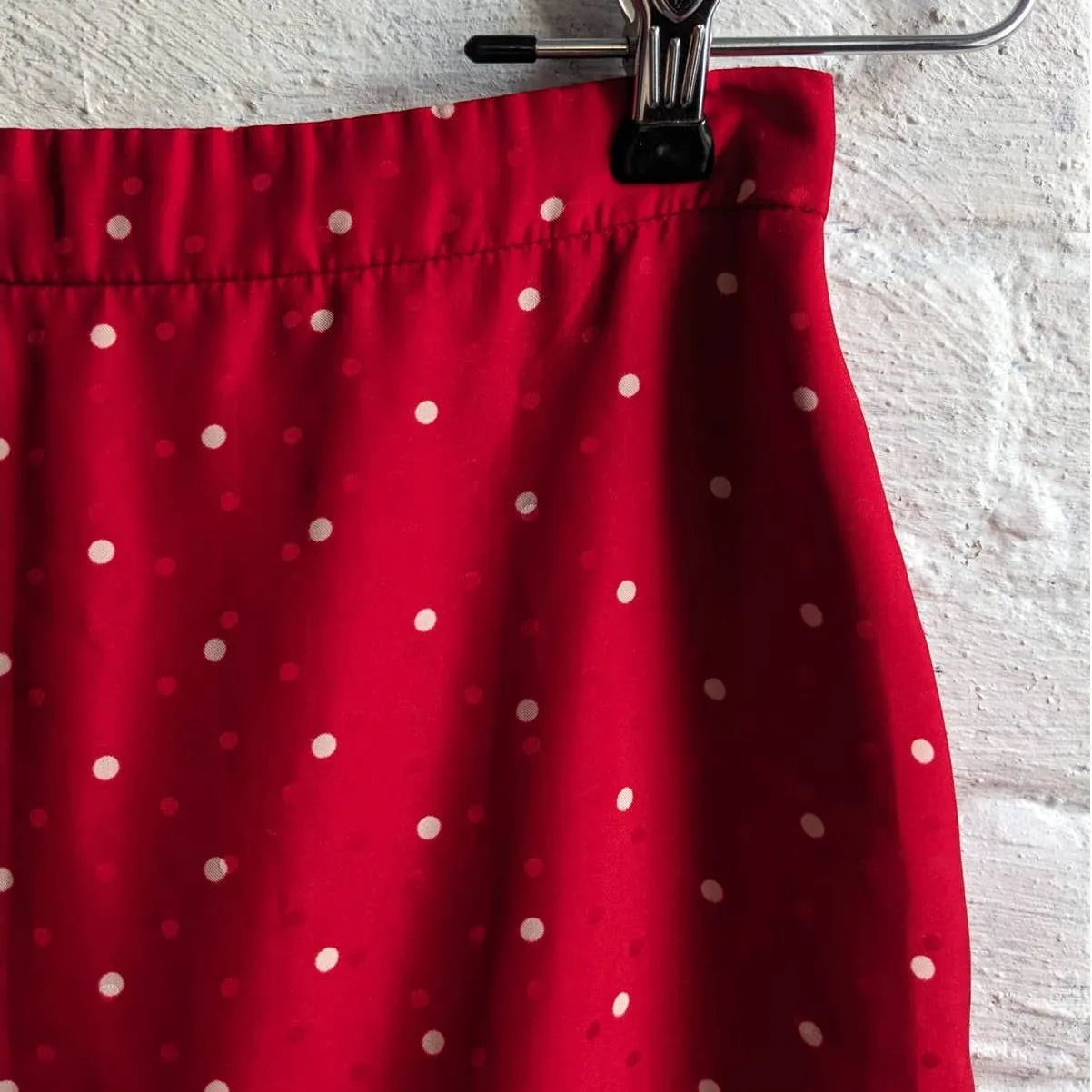 Y2K Vintage Cherry Red Polkadot Skater Skirt Frilly Ruffle Layered Kawaii Skirt